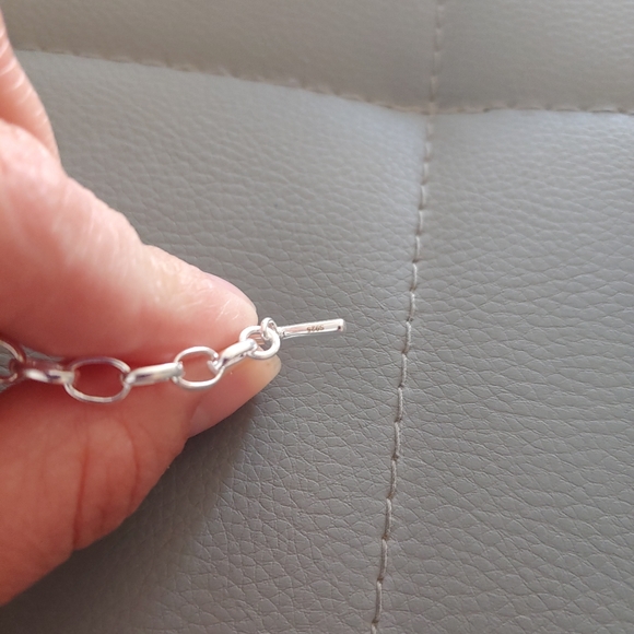 Elegant silver chain heart necklace s925 - Picture 4 of 12